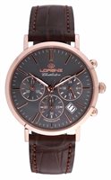 Watch Lorenz Man Charleston in Steel pink gold plated 030273DD